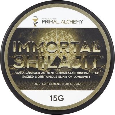 Primal Alchemy Immortal Shilajit Hmotnost: 15 g