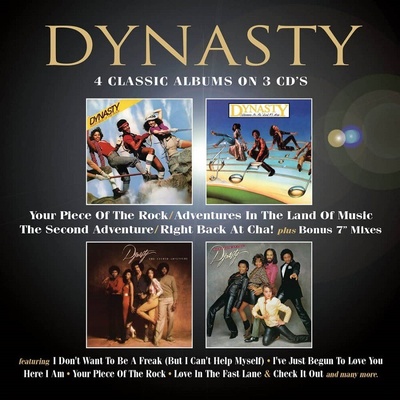 DYNASTY - YOUR PIECE OF THE ROCK/ADVENTURES IN THE LAND OF MUSIC/SECOND ADVENTURE/RIGHT BACK AT CHA CD