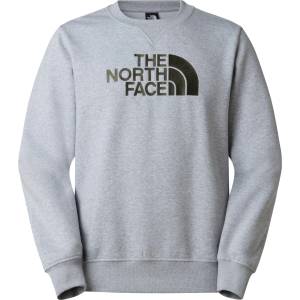The North Face Мъжки пуловер The North Face Drew Peak Crew Jumper - Light Grey Heather / New Taupe Green (017-3463-0913)