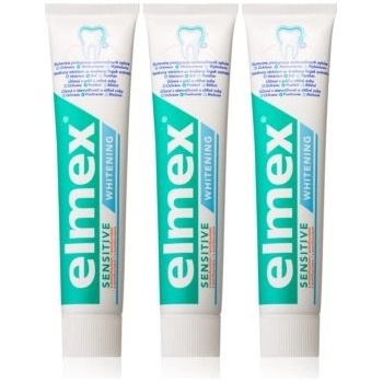 Elmex bělicí zubní pasta pro citlivé zuby sensitive whitening 3 x 75 ml