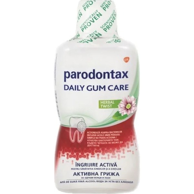 Parodontax Вода за уста Daily Gum Care, Herbal, 500 ml