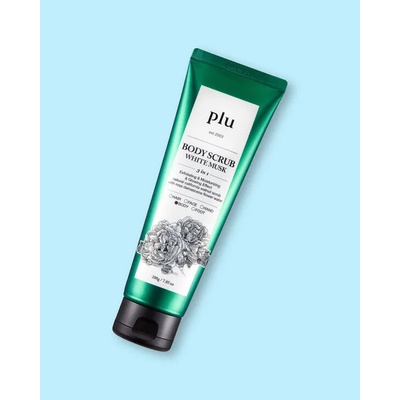Plu telový peeling s vôňou bieleho pižma body scrub white musk 200 g