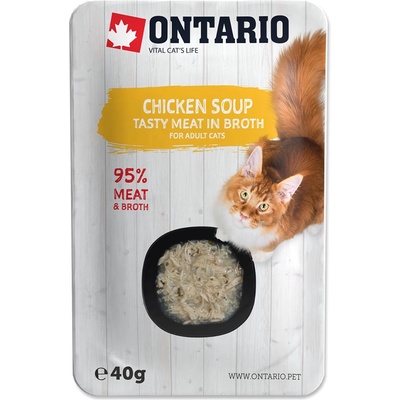 ONTARIO Котешка супа с пиле Ontario 40 г