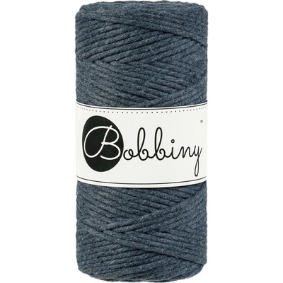 Příze Bobbiny Regular 3 mm 100 m Charcoal