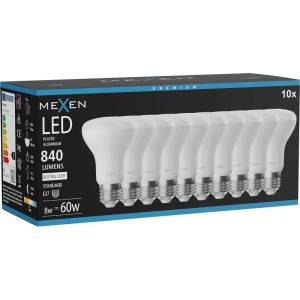 Mexen Nova 10x LED крушка E27, R63, 8W, Неутрална - 4000K, 840 lm - L104-E27-0840-01x10 (L104-E27-0840-01x10)