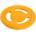 KIWI WALKER Играчка за кучета Kiwi Walker FRISBEE MAXI оранжева