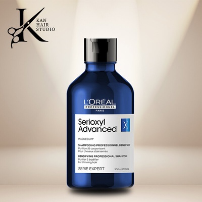 L'Oréal Почистващ и уплътняващ шампоан при изтъняваща коса Serioxyl 300 ml