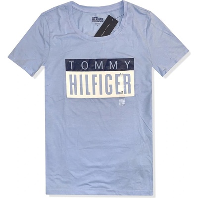 Tommy Hilfiger pánské tričko Logo Print šedé