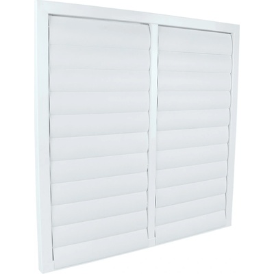 Dalap Kovová so gravitačnými lamelami bez príruby 585x585 mm biela