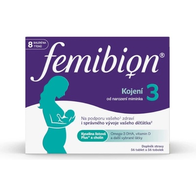 Femibion 3 Kojení 56 tablet + 56 tablet – Hledejceny.cz