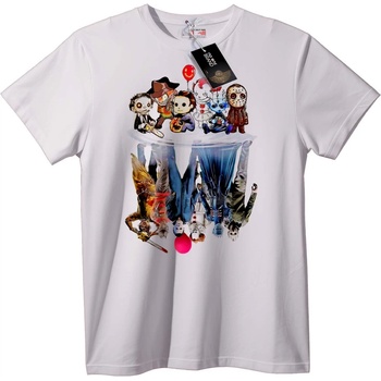 NOONEBRAND Тениска Horror Герои - 3XL, Black