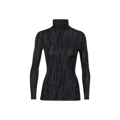 Icebreaker Wmns 250 Vertex LS Half Zip Drift Black/Snow