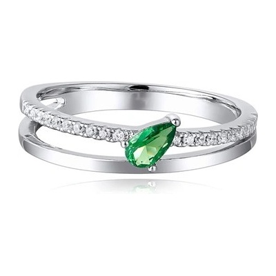 Prsten SILVERINO se zirkony 8742CZG SR08742CZGSW