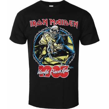 ROCK OFF мъжка тениска Iron Maiden - World Piece Tour '83 V2 BL - ROCK OFF - IMTEE123MB