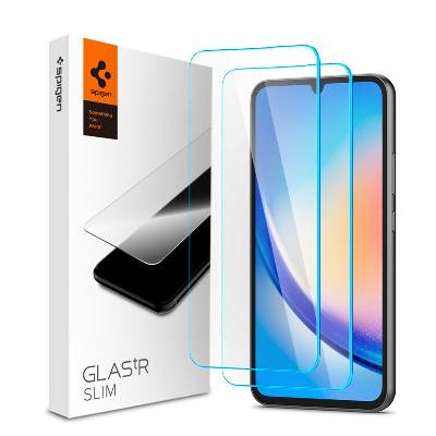 Tempered Glass GLAS. tR Slim 2 Pack - 2 броя стъклени защитни покрития за дисплея на Samsung Galaxy A34 5G (прозрачен)