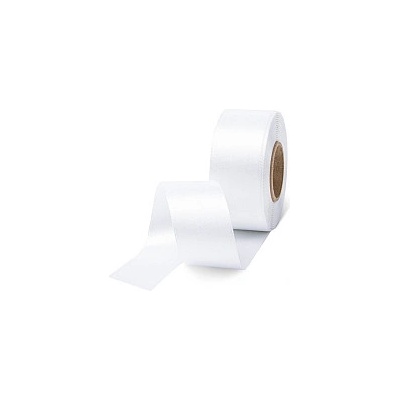 Saténová stuha široká bílá – Zboží Dáma