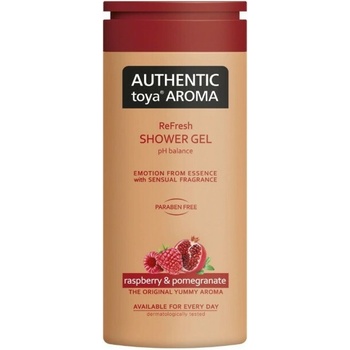 Authentic Toya Aroma Raspberry & Pomegranate sprchový gel 400 ml