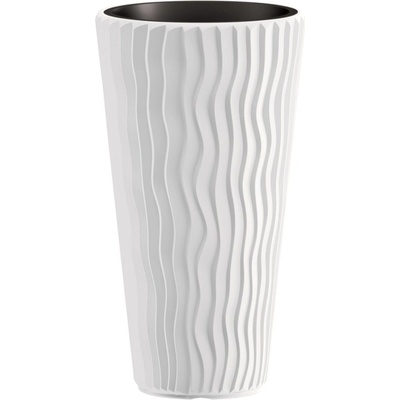 Prosperplast Kvetináč SANDY SLIM bílý 29,7 cm