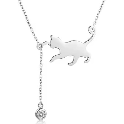 Majya Stříbrný řetízek s přívěskem 10922