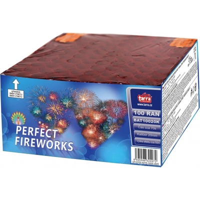 Ohňostroj Baterie výmetlic PERFECT FIREWORKS 100 ran 4 1 Čína BAT10020K