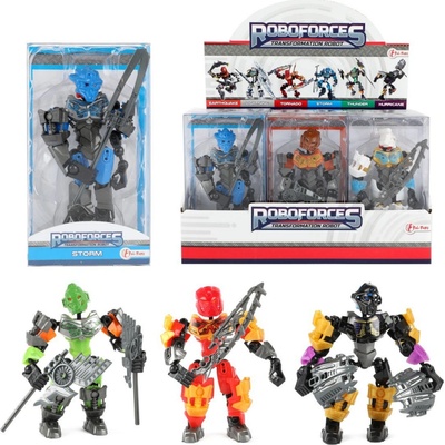 Teddies Robot bojovník plast 12 cm 6 druhů v krabičce 9x15,5x4,5cm