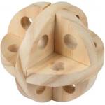KERBL Play and Snack Ball - Дървена топка за лакомства 7 см, Германия - 82864