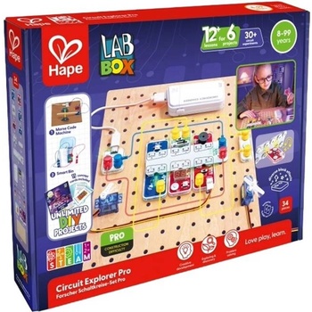 HaPe International Образователен комплект HaPe International LabBox - Изследване на вериги, 34 части (H5204)
