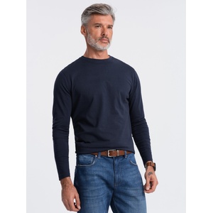 Ombre Clothing Тъмно синя мъжка основна тениска Ombre Clothing Ombre Clothing | Sin | МЪЖЕ | S - zoot - 29,32 лв
