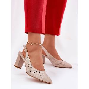 Step in style Дамски сандали с ток модел 211940 Step in style