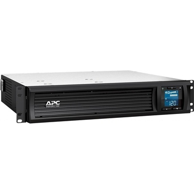 APC Smart-UPS C UPS rack-mountable AC 230V 600Watt 1000VA USB serial output connectors 4 2U Black with APC SmartConnect (SMC1000I-2UC)