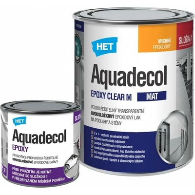 Het Aquadecol Epoxy M 1 kg (850 g Složky 1 + 150 g Složky 2)