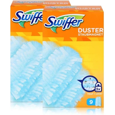 Swiffer dust magnet refill pack 54 cloths (6x9 pieces), absorbs and locks in 3x more dust and hair compared to conventional dusting methods - 541553