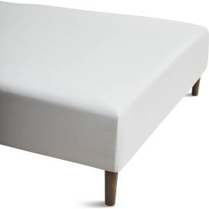 Juna Чаршаф с ластик Percale 120 x 200 x 30 см бял (618210)