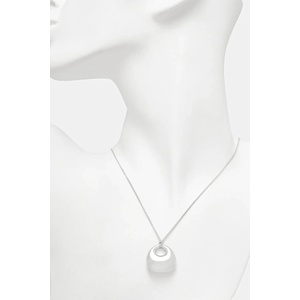 Tom Wood Сребърно колие Bao Pendant (101300)