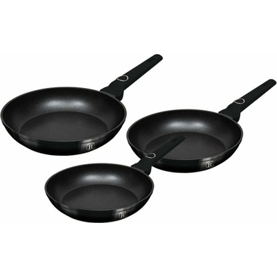 BERLINGERHAUS Sada pánví s titanovým povrchem 3 ks Black Vantage Collection BH-8230
