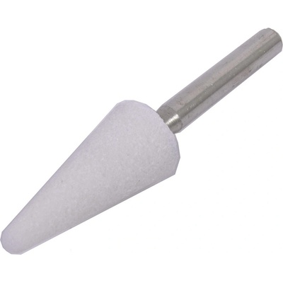 Tělísko brousící kuželové zaoblené Tyrolit - 99BA60M7V40 16x40x6mm R2 bílé