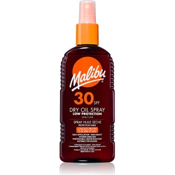 Malibu Dry Oil Spray олио за загар SPF 30 200ml