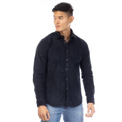Риза Peter Werth Men's Bramford Long Sleeve Plain Shirt - Navy