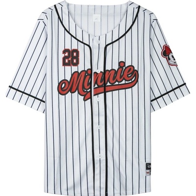 Cerdá tričko baseballové bílé, Minnie