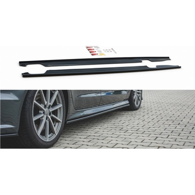 Maxton Design Difúzory pod bočné prahy - Audi, AUS6C7FSD1G