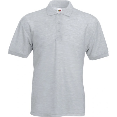 Fruit of the Loom polokošile 65/35 Pique Polo krátký rukáv COT16340200101-heather grey