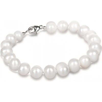 JwL Luxury Pearls náramok z pravých bielych perál JL0362