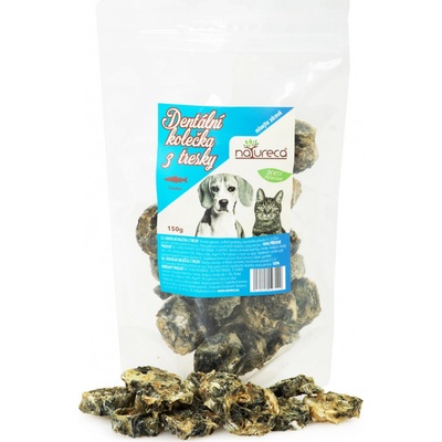 NATURECA pochúťka Dentálne kolieska z tresky 150 g