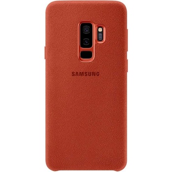 Samsung Alcantara Cover EF-XG965AREGWW - оригинален кейс от алкантара за Samsung Galaxy S9 Plus (червен)