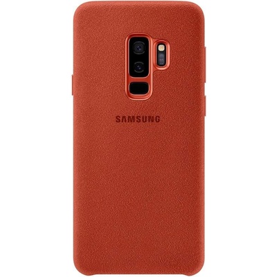 Samsung Alcantara Cover EF-XG965AREGWW - оригинален кейс от алкантара за Samsung Galaxy S9 Plus (червен)