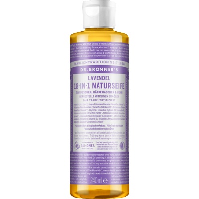 Dr. Bronner's 18in1 Натурален сапун - Лавандула - 240 мл