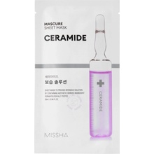 Missha Mascure Moisture Barrier Solution Sheet Mask hydratační pleťová maska s ceramidem 27 ml