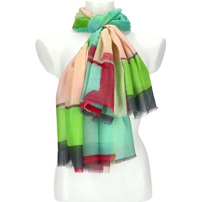 Cashmere letná šatka zelená