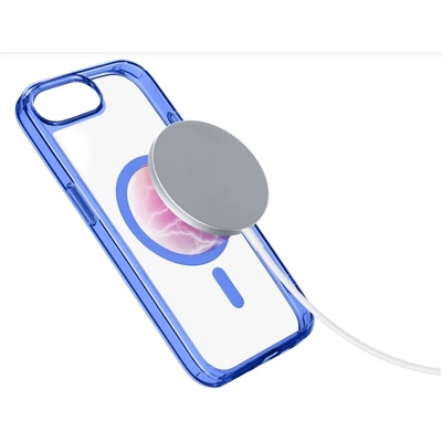 Cellularline Калъф Cellularline - Iconic Mag, iPhone 16e, MagSafe, син (ICONICMAGIPHSE4B)