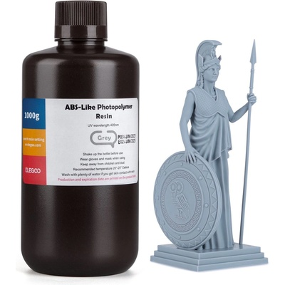 Elegoo abs-подобна смола 1 кг, сива (rabs1g)